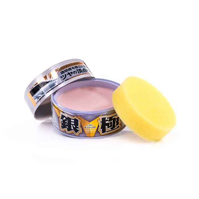 Bilvoks hårdvoks til lyse biler - ekstrem glans & hydrofob beskyttelse, 200 g · Soft99