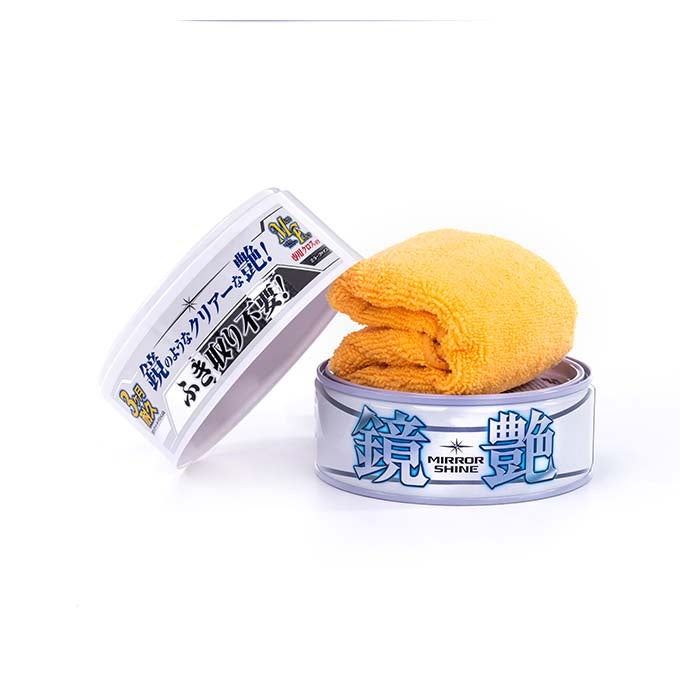 Bilvoks til lys lak & plast 200 g - Mirror Shine Wax Light, Soft99