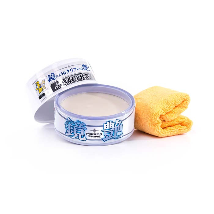 Bilvoks til lys lak & plast 200 g - Mirror Shine Wax Light, Soft99