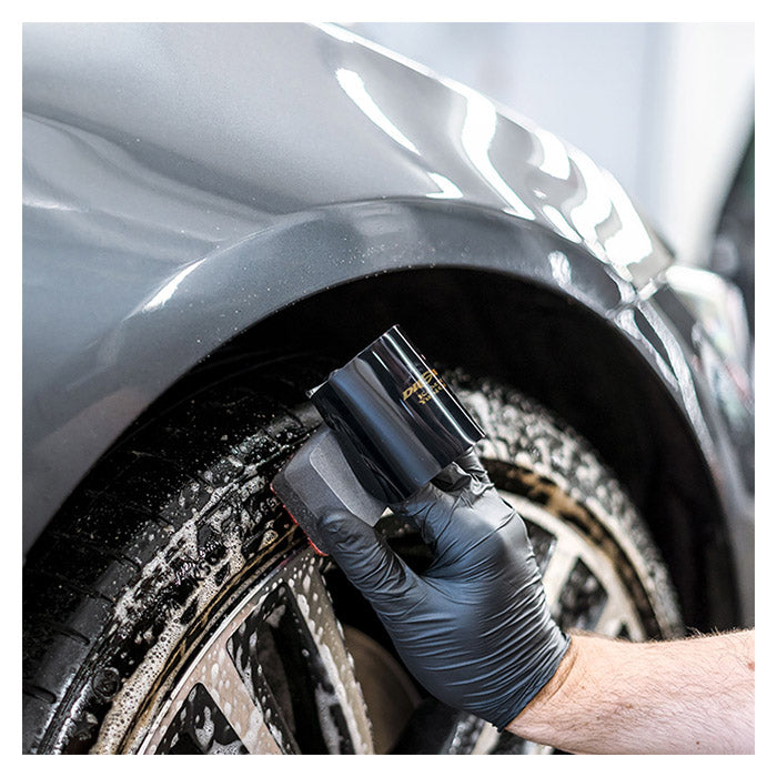 Dækbørste med fingerbeskyttelse, kraftige nylonbørster, 2 stk - Soft99