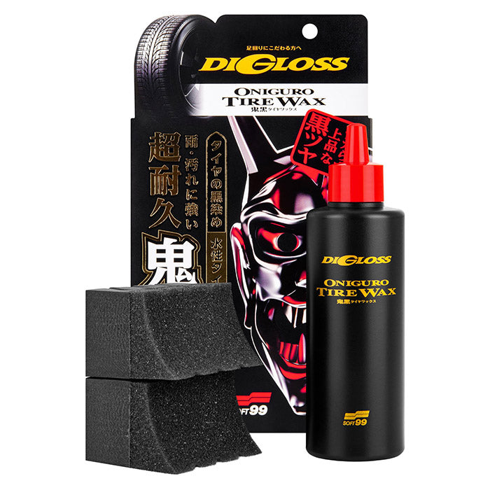 Dækvoks flydende 200 ml - digloss sort glans, UV-beskyttelse, vandbaseret - Soft99