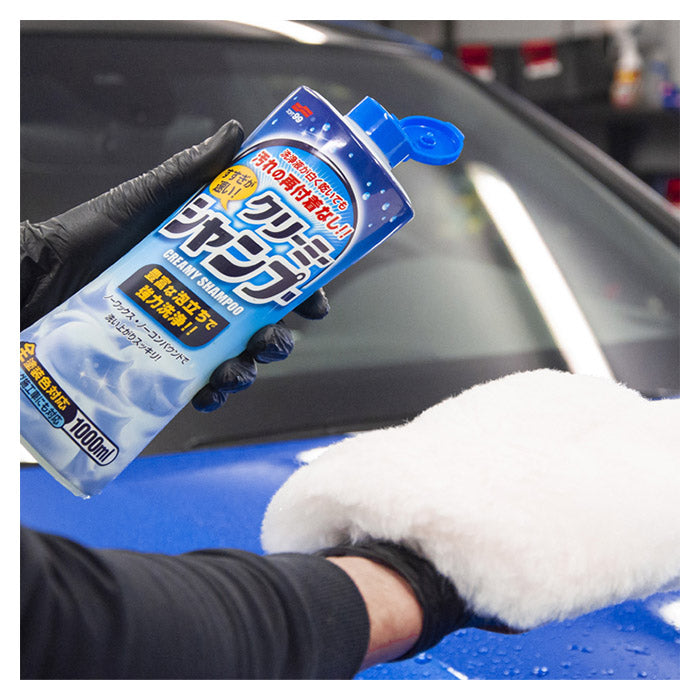 PH-neutral autoshampoo 1L - Creamy Type, effektiv rens uden striber - Soft99