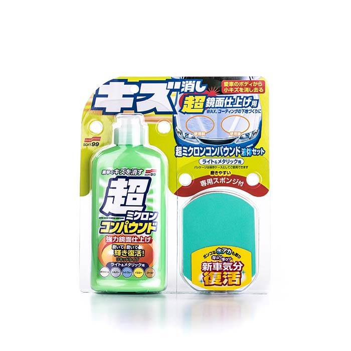 Lakrens til lyse biler 250 ml - Micro Liquid Compound Light Metallic, Soft99