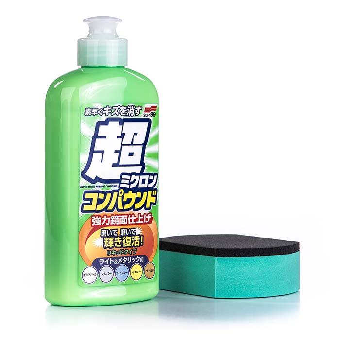 Lakrens til lyse biler 250 ml - Micro Liquid Compound Light Metallic, Soft99