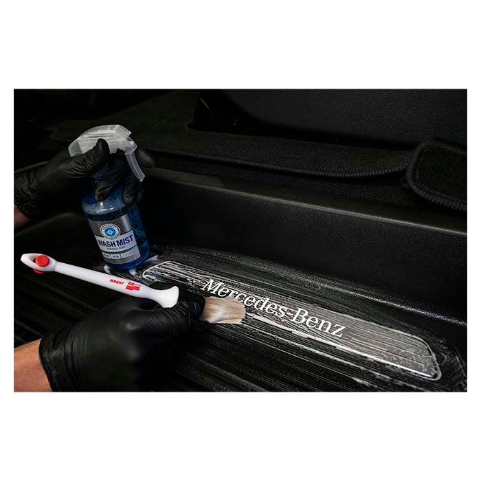 Interiørbørste til bil - kemiresistent detailingbørste, bløde syntetiske børstehår - Soft99