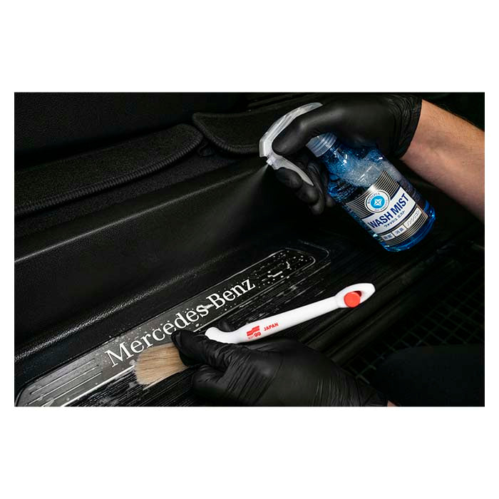 Interiørbørste til bil - kemiresistent detailingbørste, bløde syntetiske børstehår - Soft99