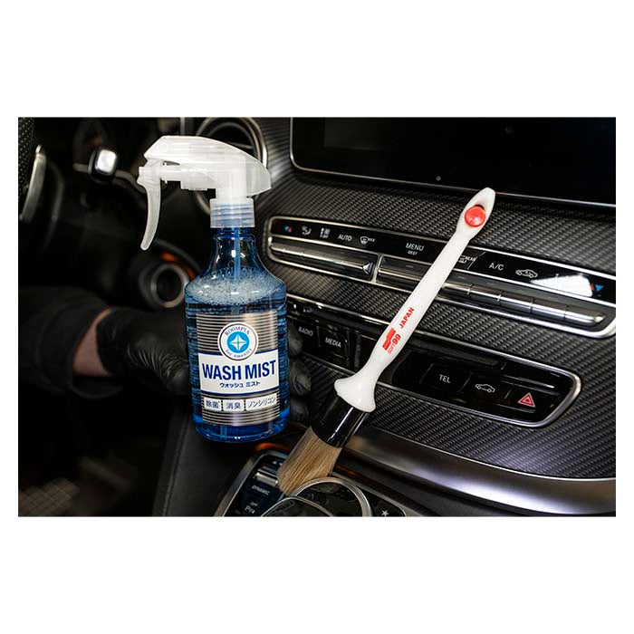 Interiørbørste til bil - kemiresistent detailingbørste, bløde syntetiske børstehår - Soft99