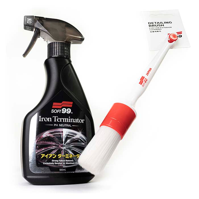 Detailbørste til fælge & emblemer, kemiresistent - Soft99