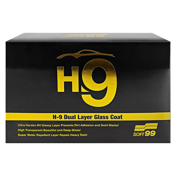 Keramisk 9H bilcoating - langtidsholdbar, UV- og kemikaliebeskyttelse, superhydrofobisk - Soft99