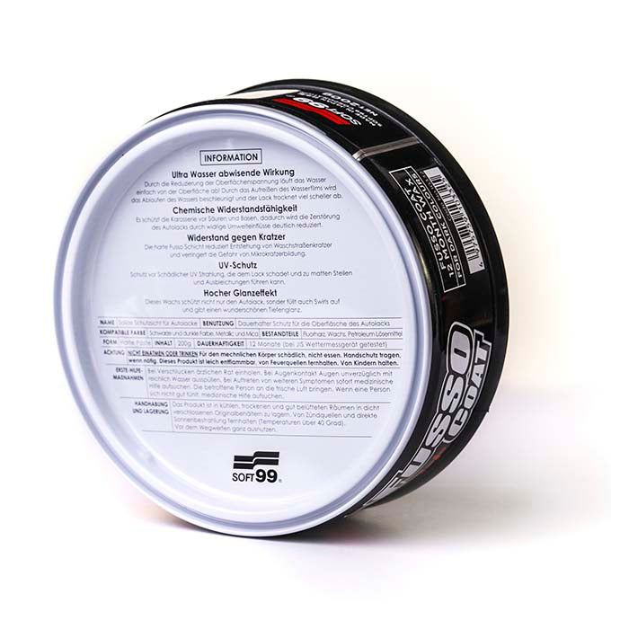 Voks til mørk bil - Fusso Coat 12 Months (200 g) - Soft99