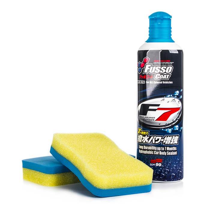 Hydrofobisk lakcoating F7 300 ml - langtidsholdbar beskyttelse til alle farver, Soft99