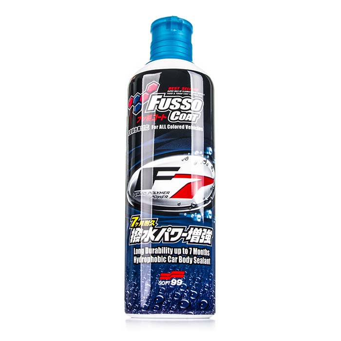 Hydrofobisk lakcoating F7 300 ml - langtidsholdbar beskyttelse til alle farver, Soft99