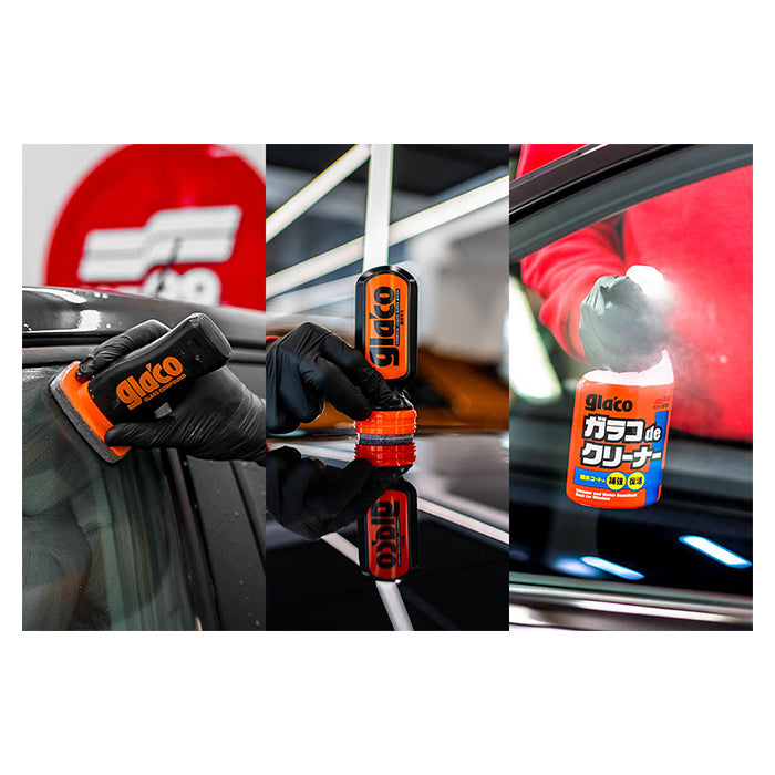 Glascoating kit til bilruder - 3-i-1 glasrens, coating og vedligeholdelse. Soft99