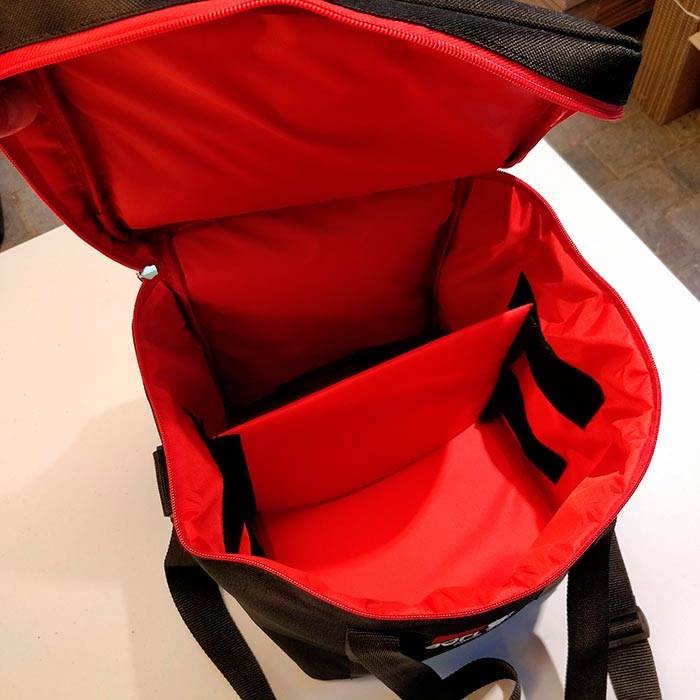 Opbevaringstaske til bilpleje med rumadskiller og hård bund - Soft99