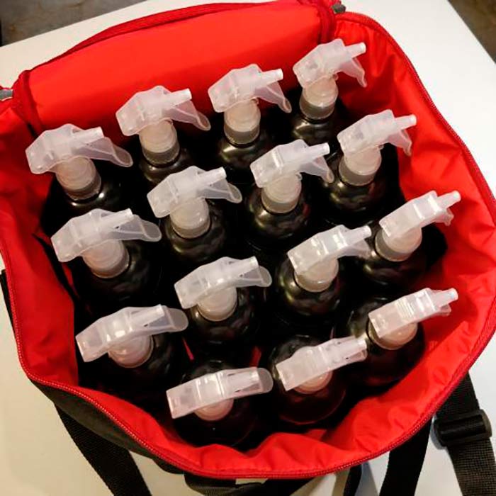 Opbevaringstaske til bilpleje med rumadskiller og hård bund - Soft99