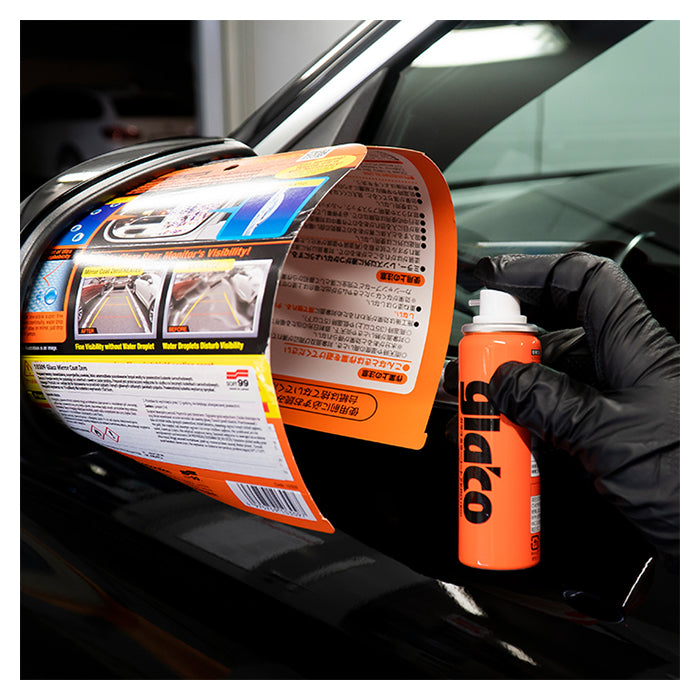 Rude- og spejlbehandling sæt med Glaco vandafvisende coating - Soft99