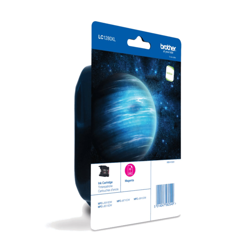 Brother LC 1280XLMBP Magenta 1200 sider