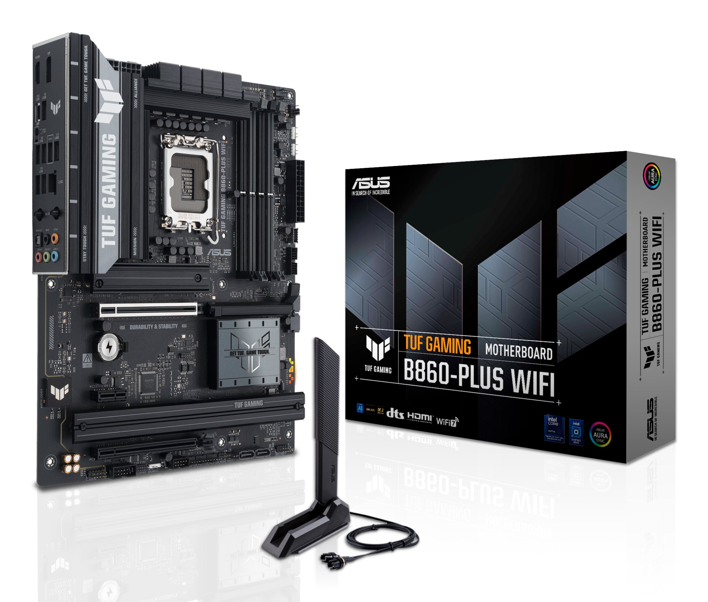 ASUS TUF GAMING B860-PLUS WIFI - bundkort - ATX - LGA1851 sokkel - B860