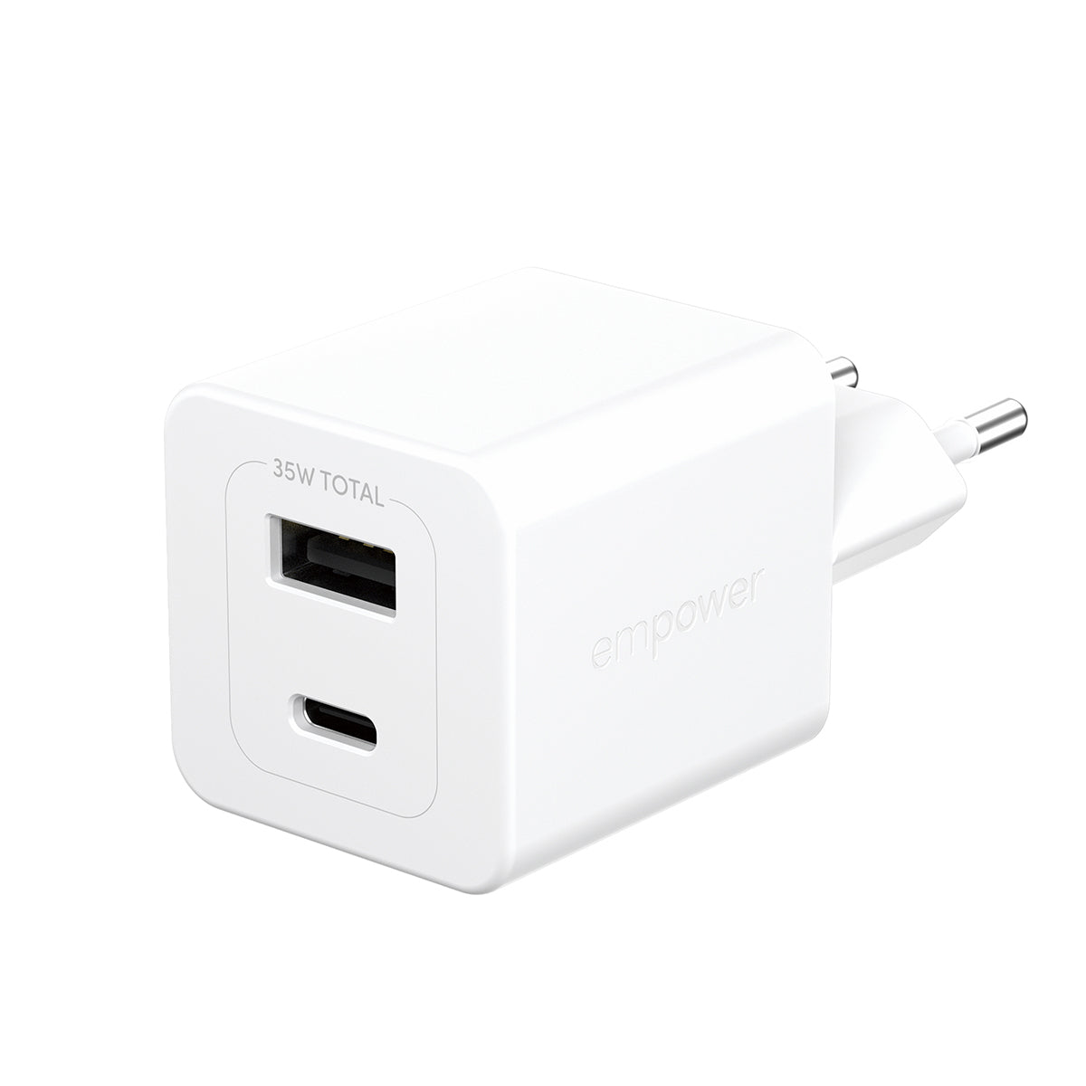 empower by PanzerGlass Turbo 35W GaN Adapter USB-C + USB-A