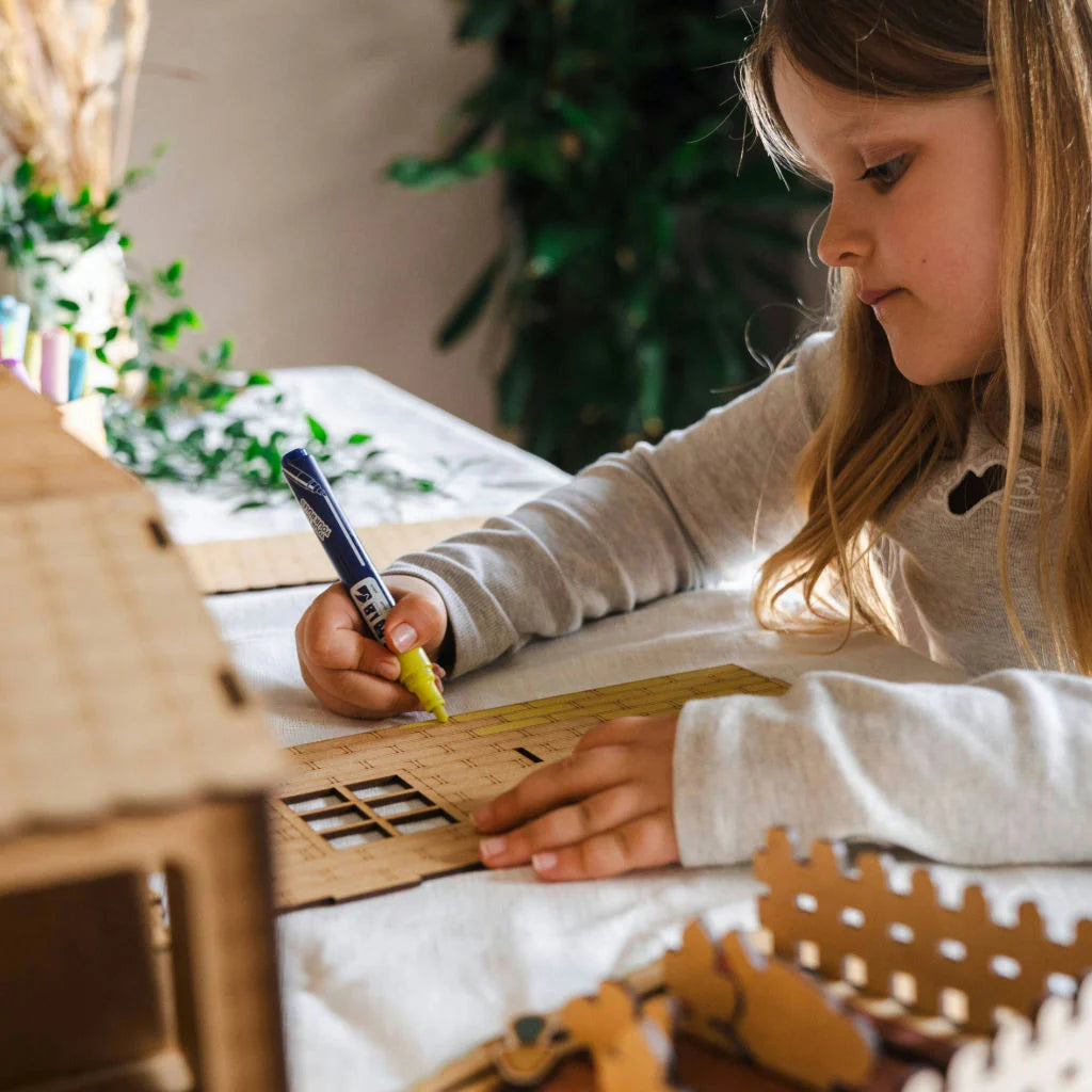 barn der farvelægger