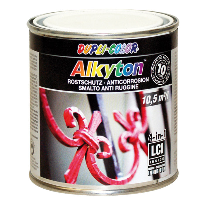 Alkyton glatlak sort 250 ml - rustbeskyttende og blanksort finish - Motip
