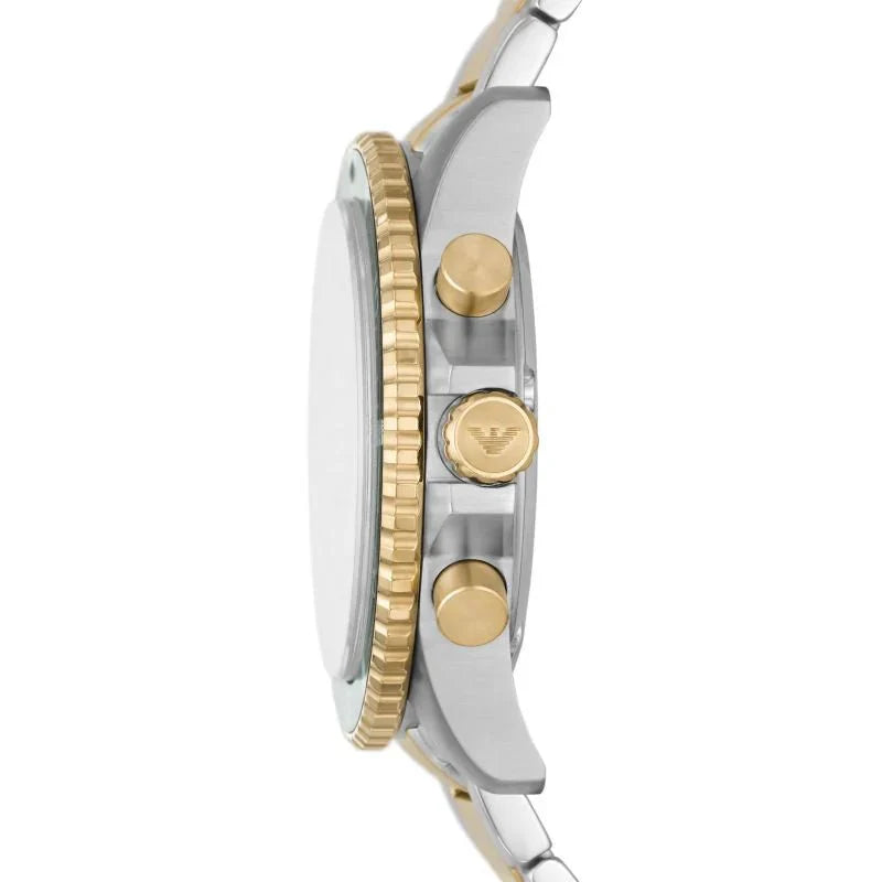 Emporio Armani herreur Diver Chronograph 43mm grøn Ar11361