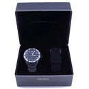 Emporio Armani herreur Ar80050 sort Ion belagt rustfrit stål Chronograph