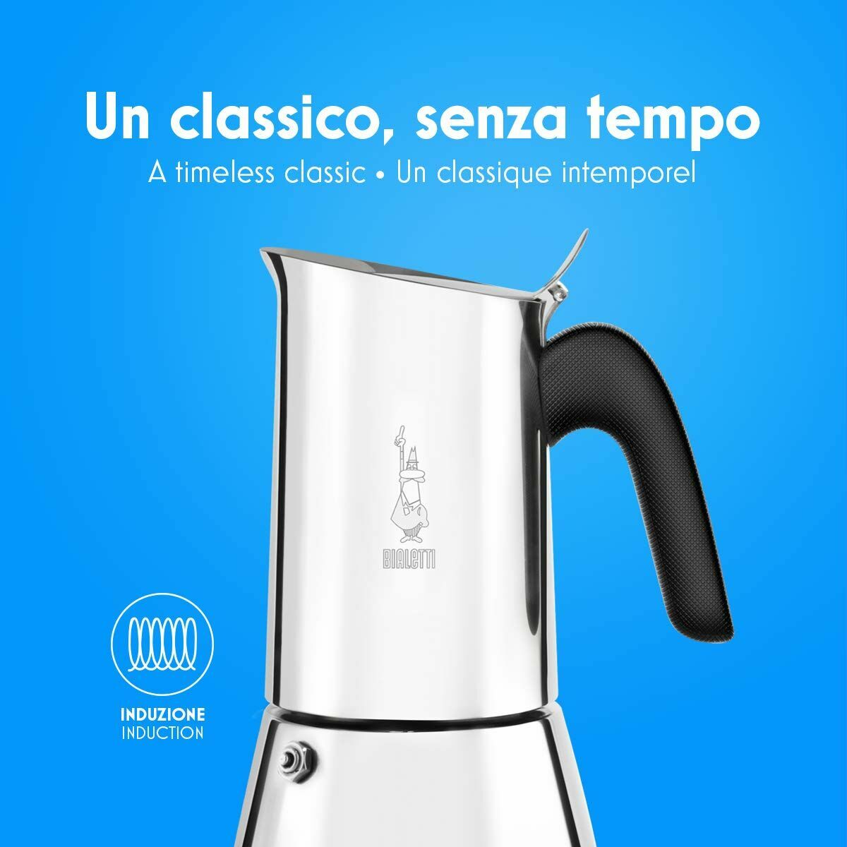 Italiensk Kaffekande Bialetti NEW VENUS Sølvfarvet Metal Rustfrit stål