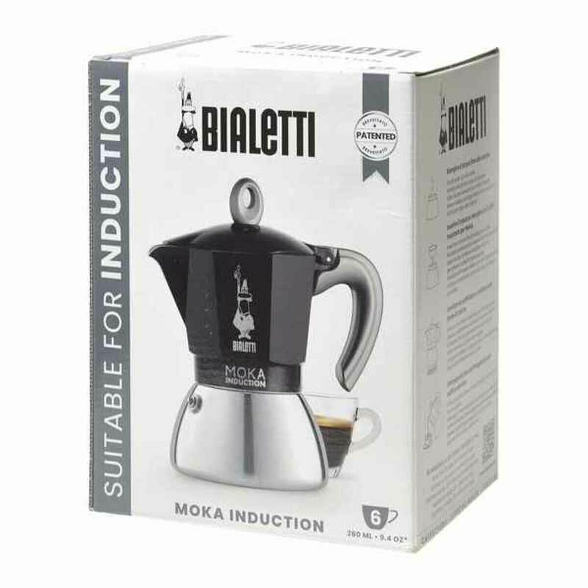 Italiensk Kaffekande Bialetti 0006936/NP Sort Grå Metal Aluminium