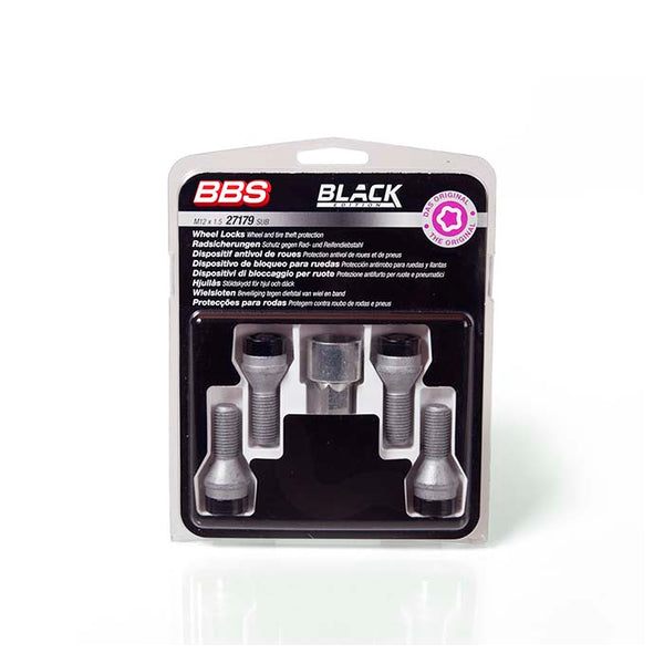 Låsebolte - 5 60° kegle) sort - bbs