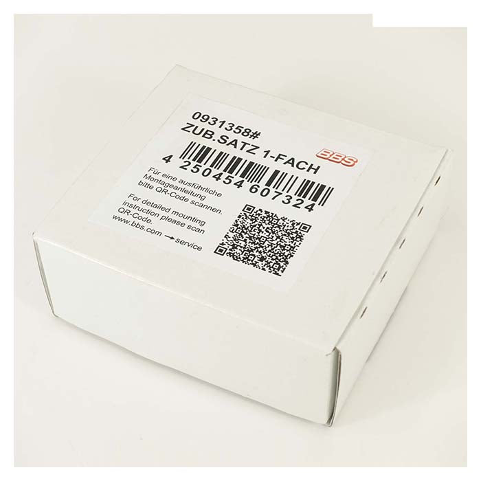 Monteringskit centreringsring 82-72,5 til BBS (aluminium) - BBS