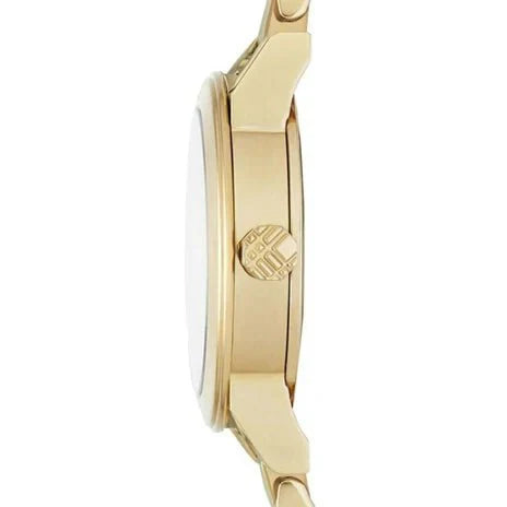 Burberry dameur The City Engraved Check guld Bu9234