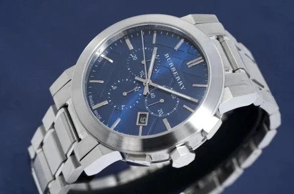 Burberry herreur Chronograph The City blå Bu9363