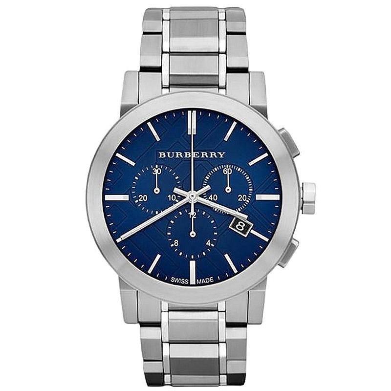 Burberry herreur Chronograph The City blå Bu9363