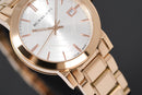 Burberry dameur The City roseguld PVD-belægning Bu9004