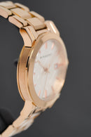 Burberry dameur The City roseguld PVD-belægning Bu9004