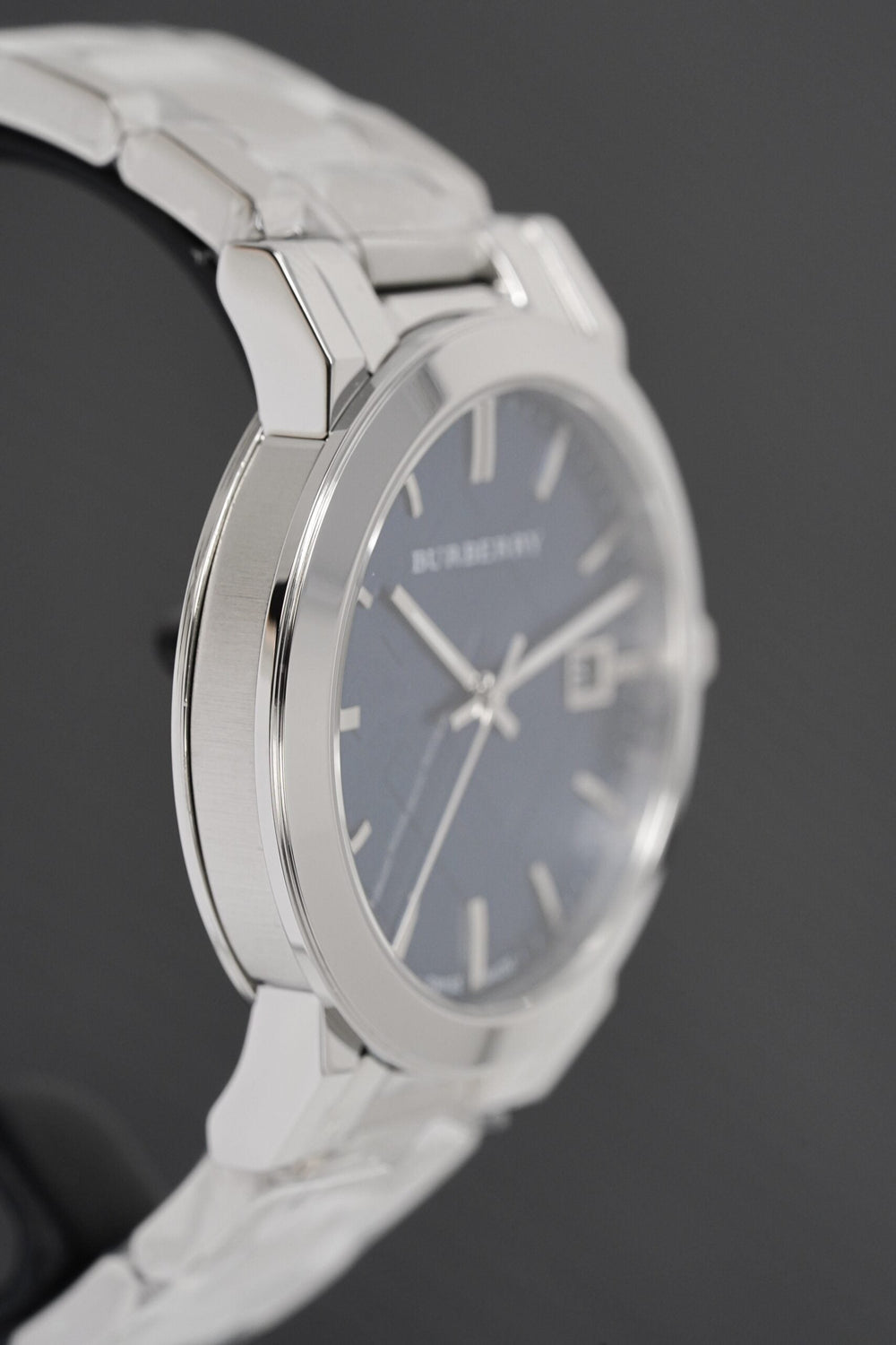 Burberry herreur The City stål blå Bu9031