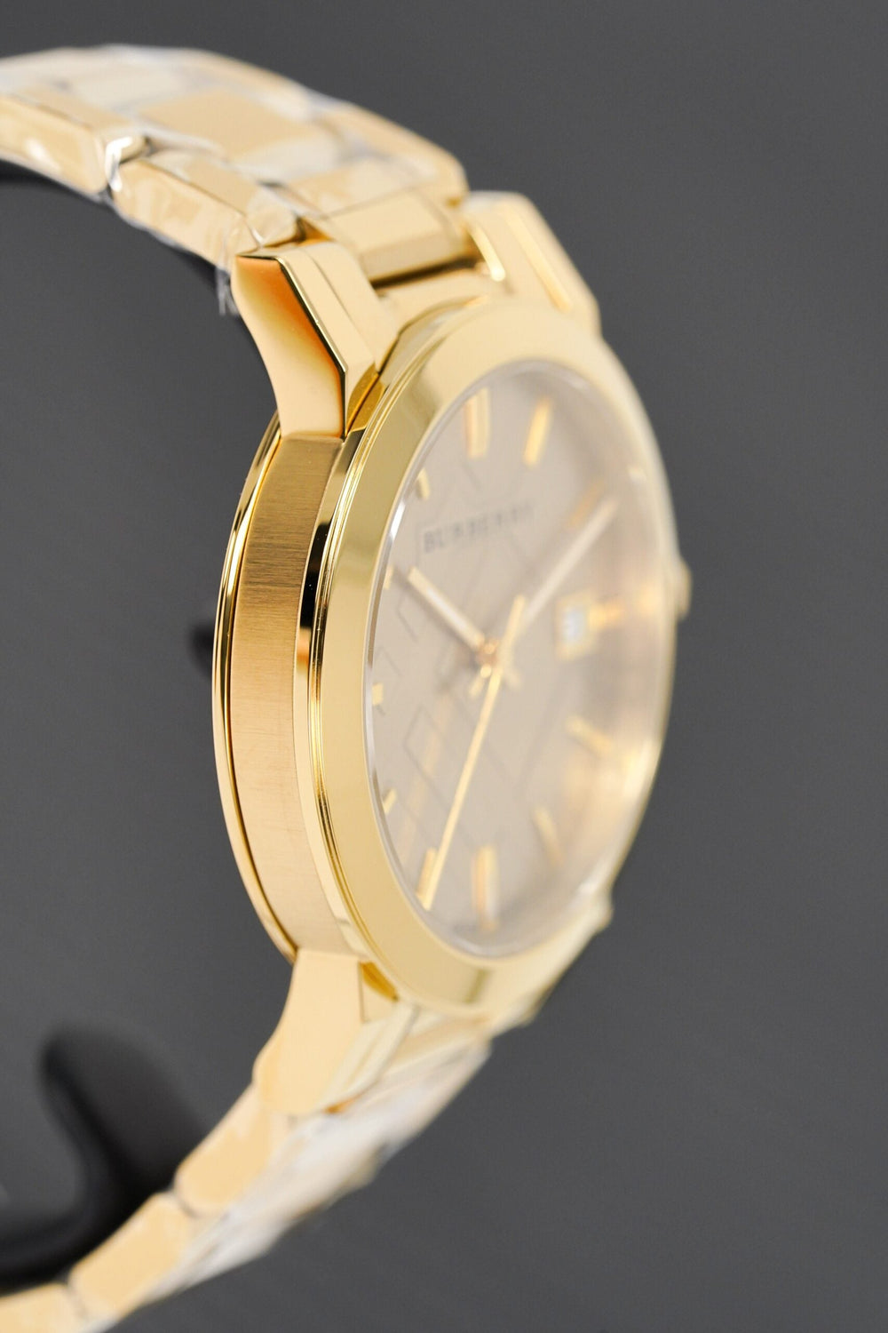 Burberry herreur The City stål guld Bu9033