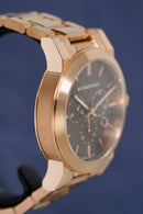 Burberry herreur Chronograph The City roseguld Bu9353