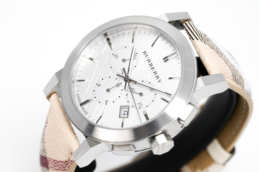 Burberry herreur Chronograph The City Nova Check Bu9360