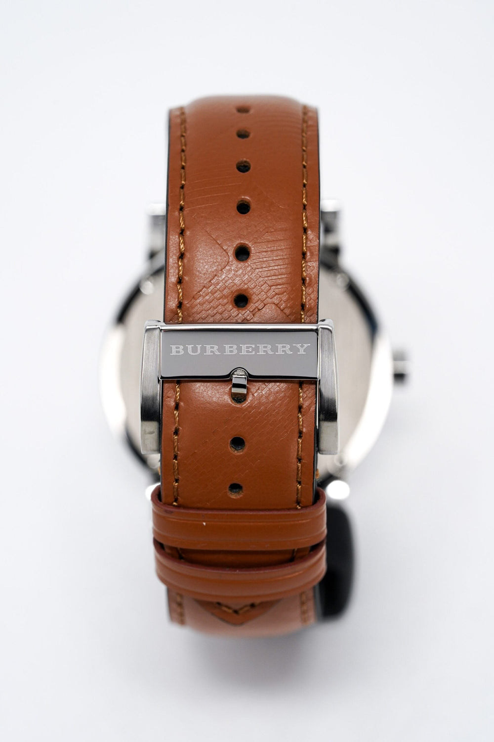 Burberry herreur The City sølv brun Bu9904