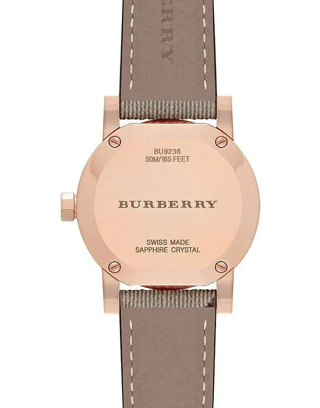 Burberry dameur The City roseguld Bu9236