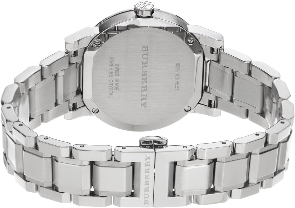 Burberry dameur Check Stamped sølv Bu9100