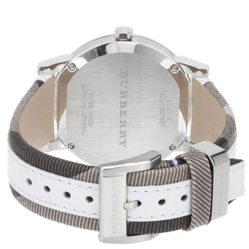 Burberry dameur The City Check hvid Bu9019