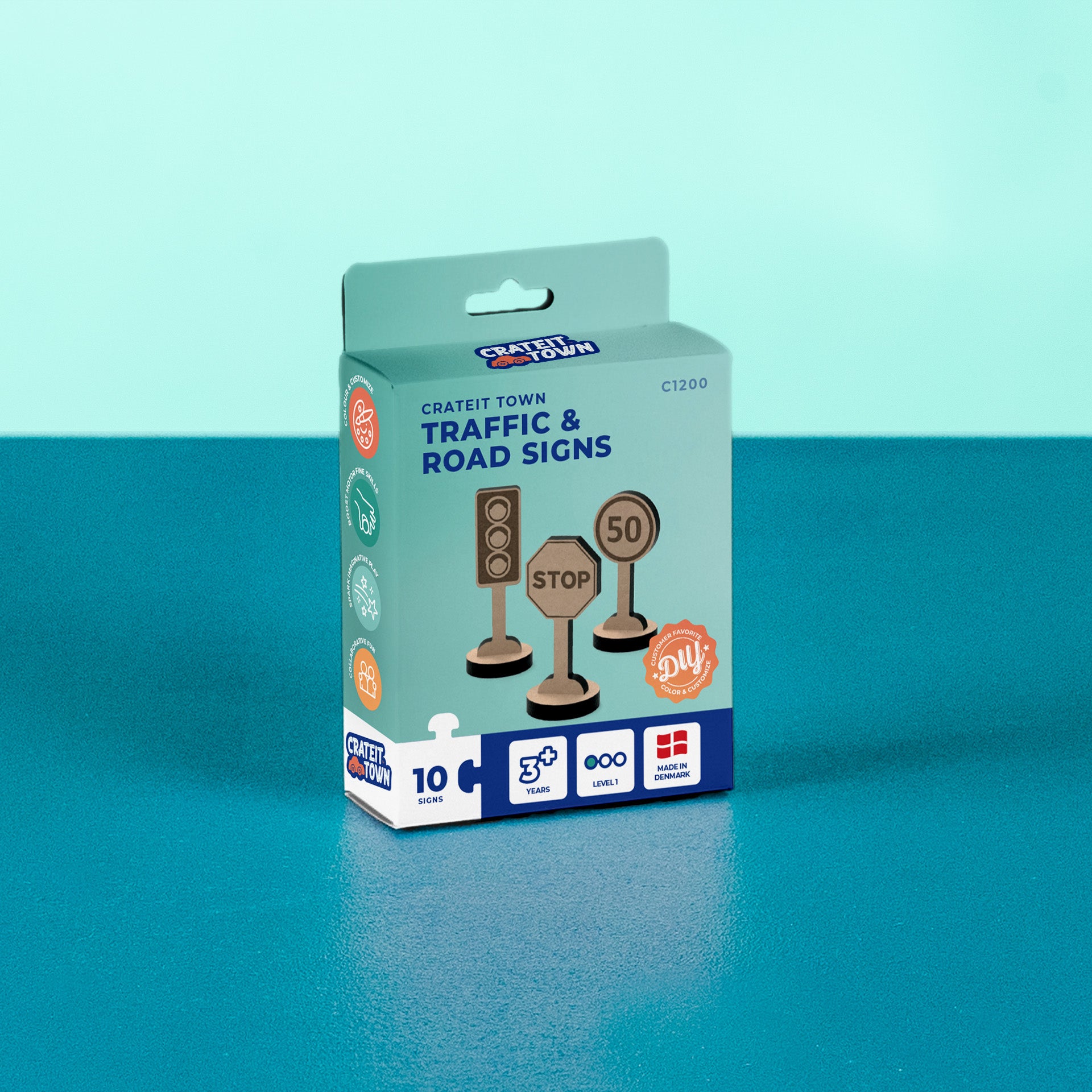 Trafik- og Vejskilte Udvidelsespakke | Crateit Town
