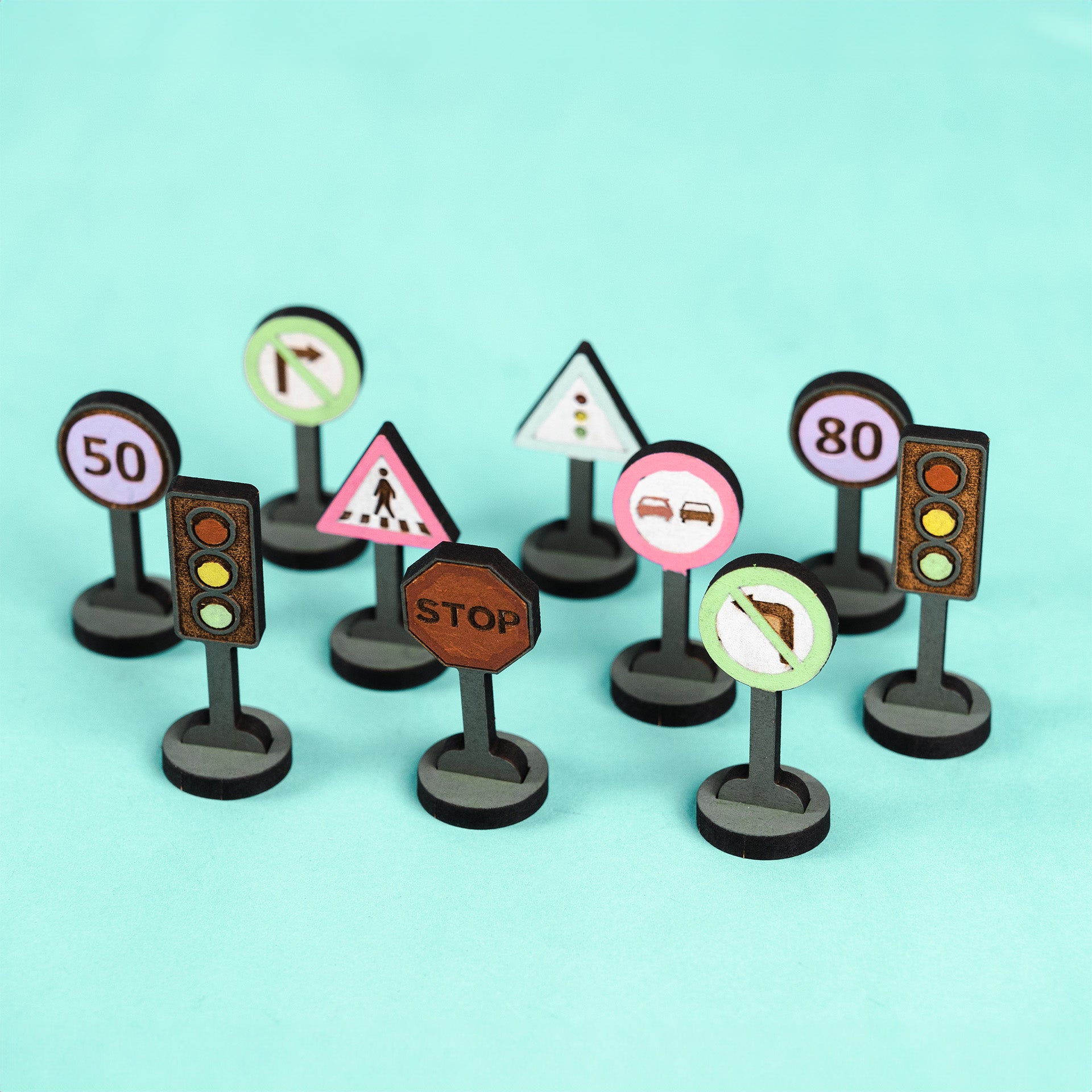 Trafik- og Vejskilte Udvidelsespakke | Crateit Town