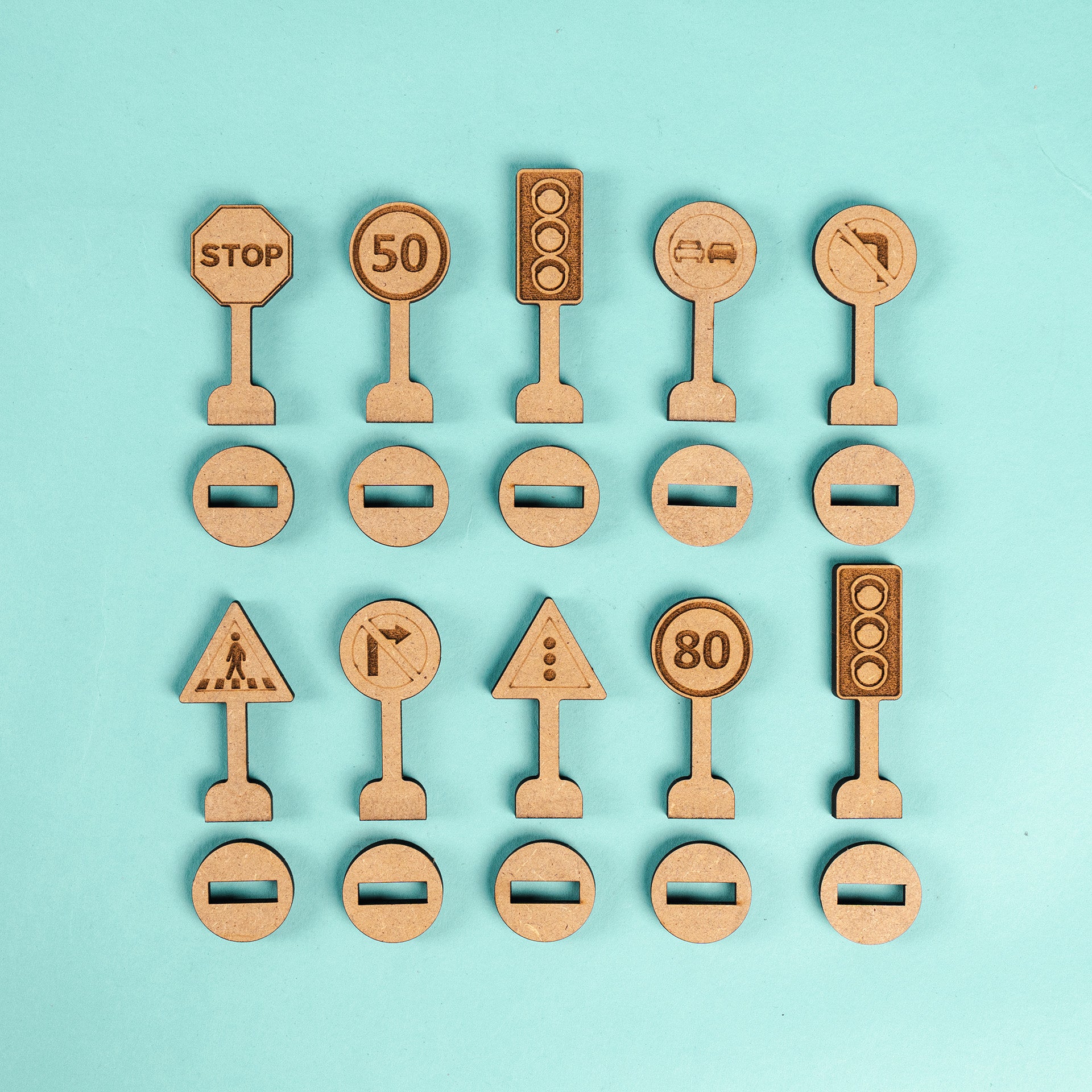 Trafik- og Vejskilte Udvidelsespakke | Crateit Town