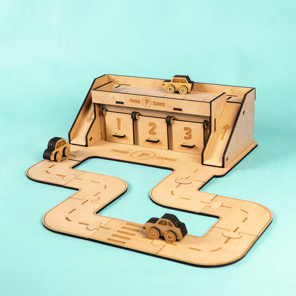 Byens parkeringszone | Crateit Town