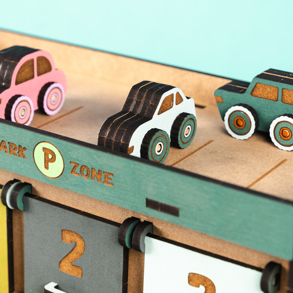 Byens parkeringszone | Crateit Town