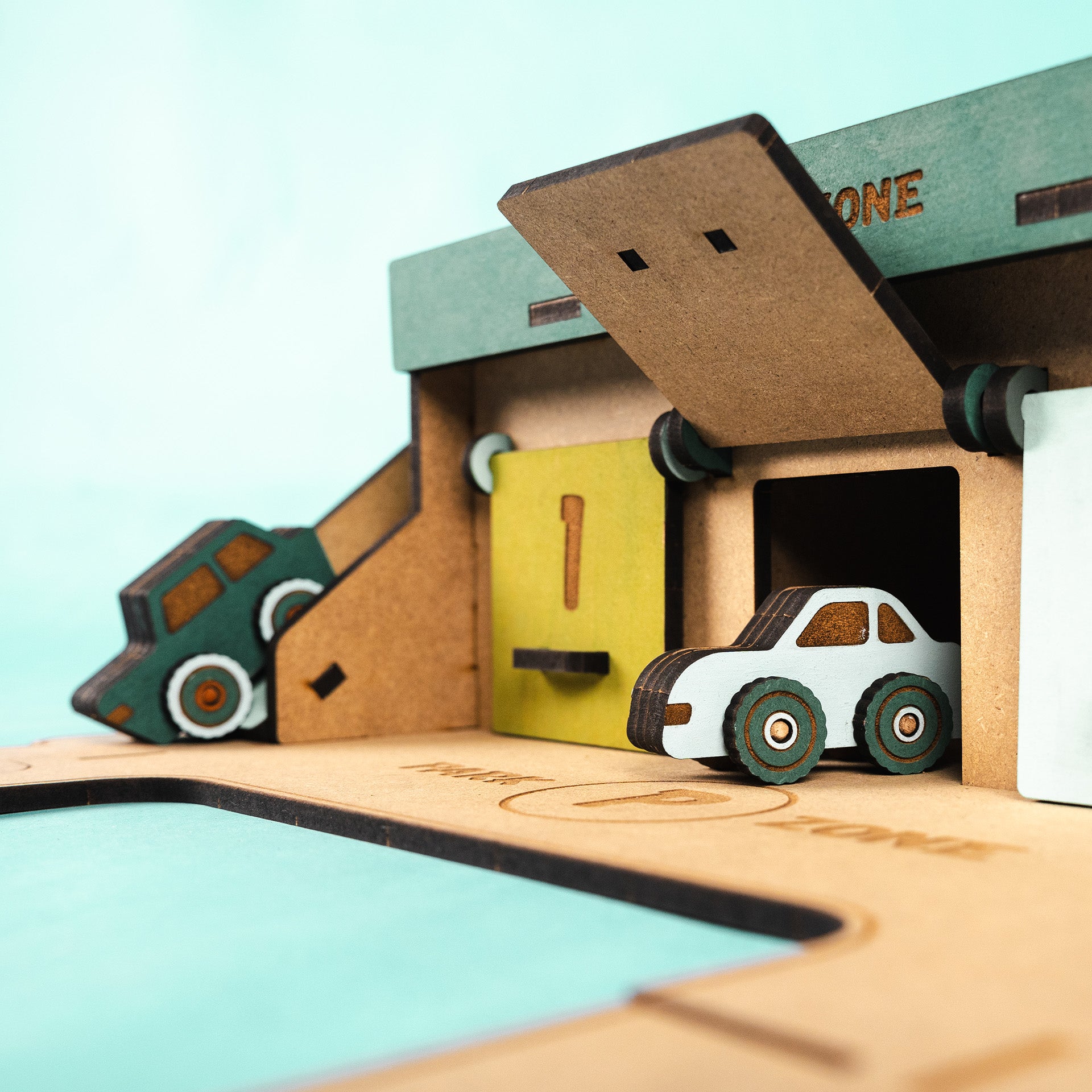 Byens parkeringszone | Crateit Town